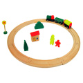 Rail de train à jouet en bois (19PCS) avec certificat En71